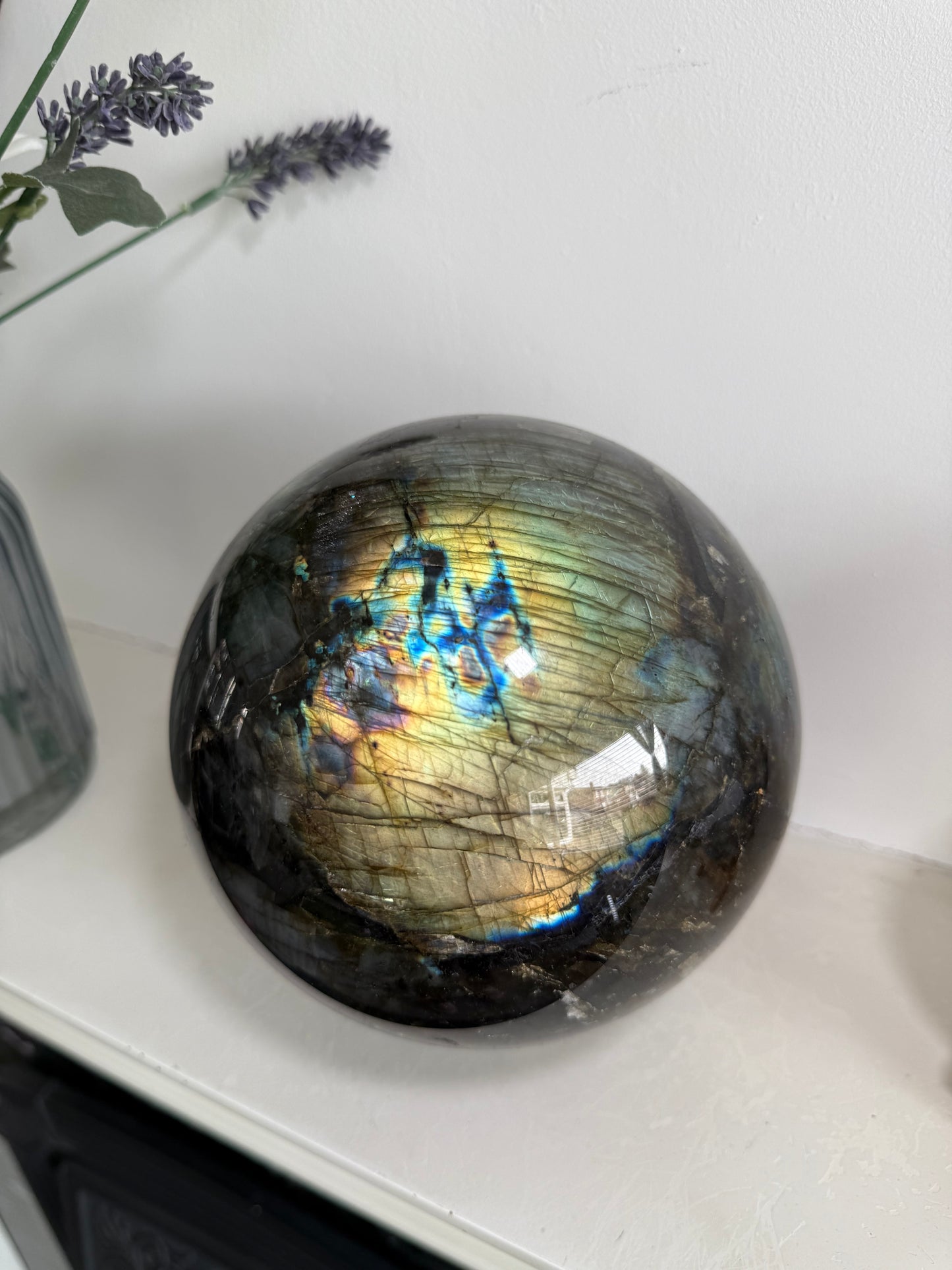 XL Labradorite Sphere - 5.1KG