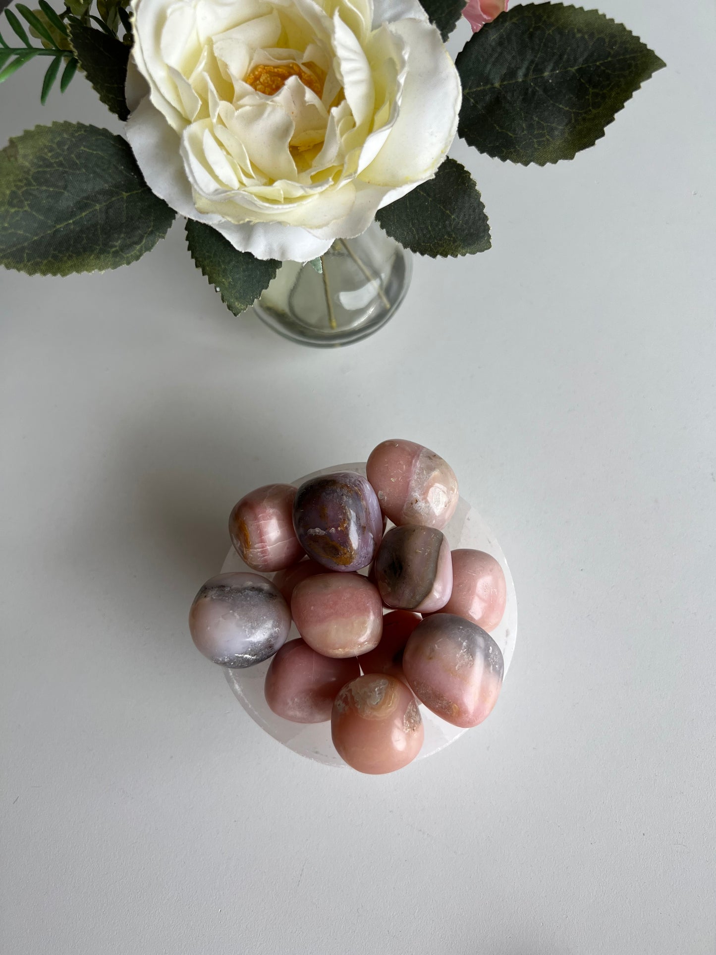 Chunky Peruvian Pink Opal Tumbles