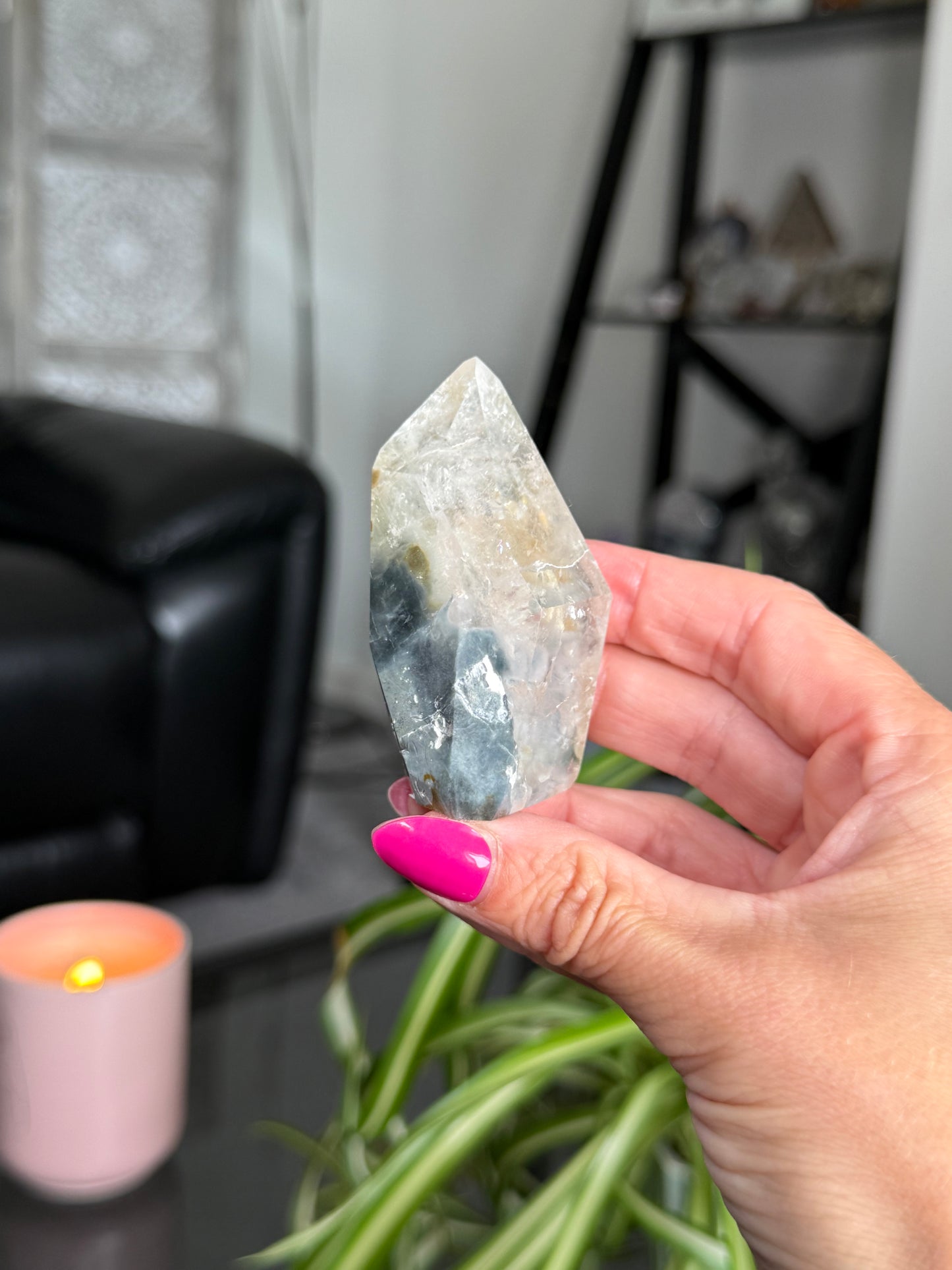 Blue Tara Tower - Part Polished