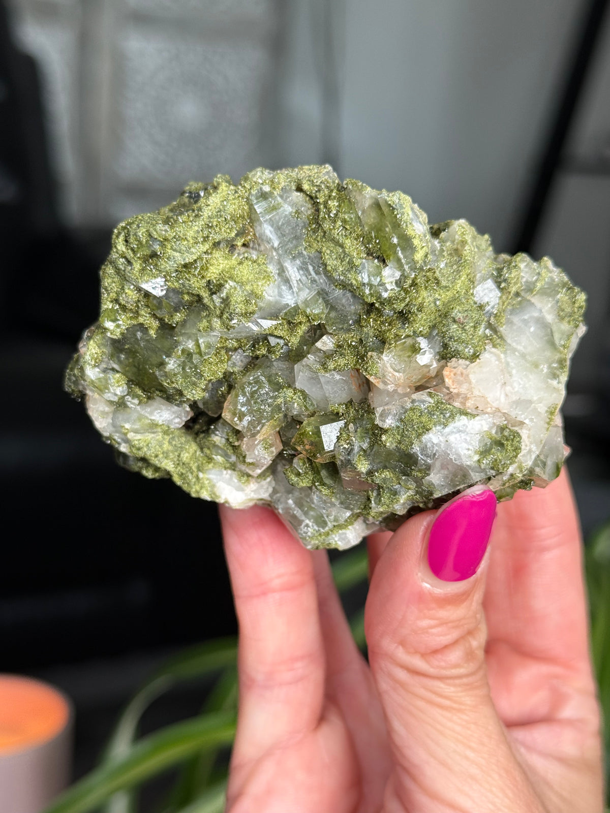 Fairy Forest Epidoite With Quartz