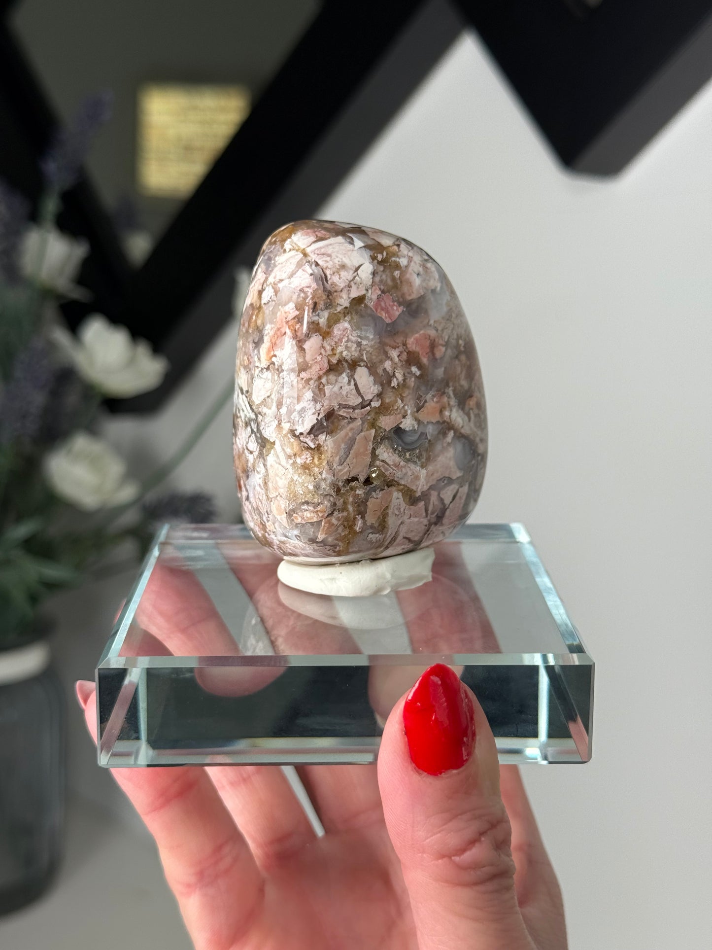 Pink Utah Tiffany Stone Freeform