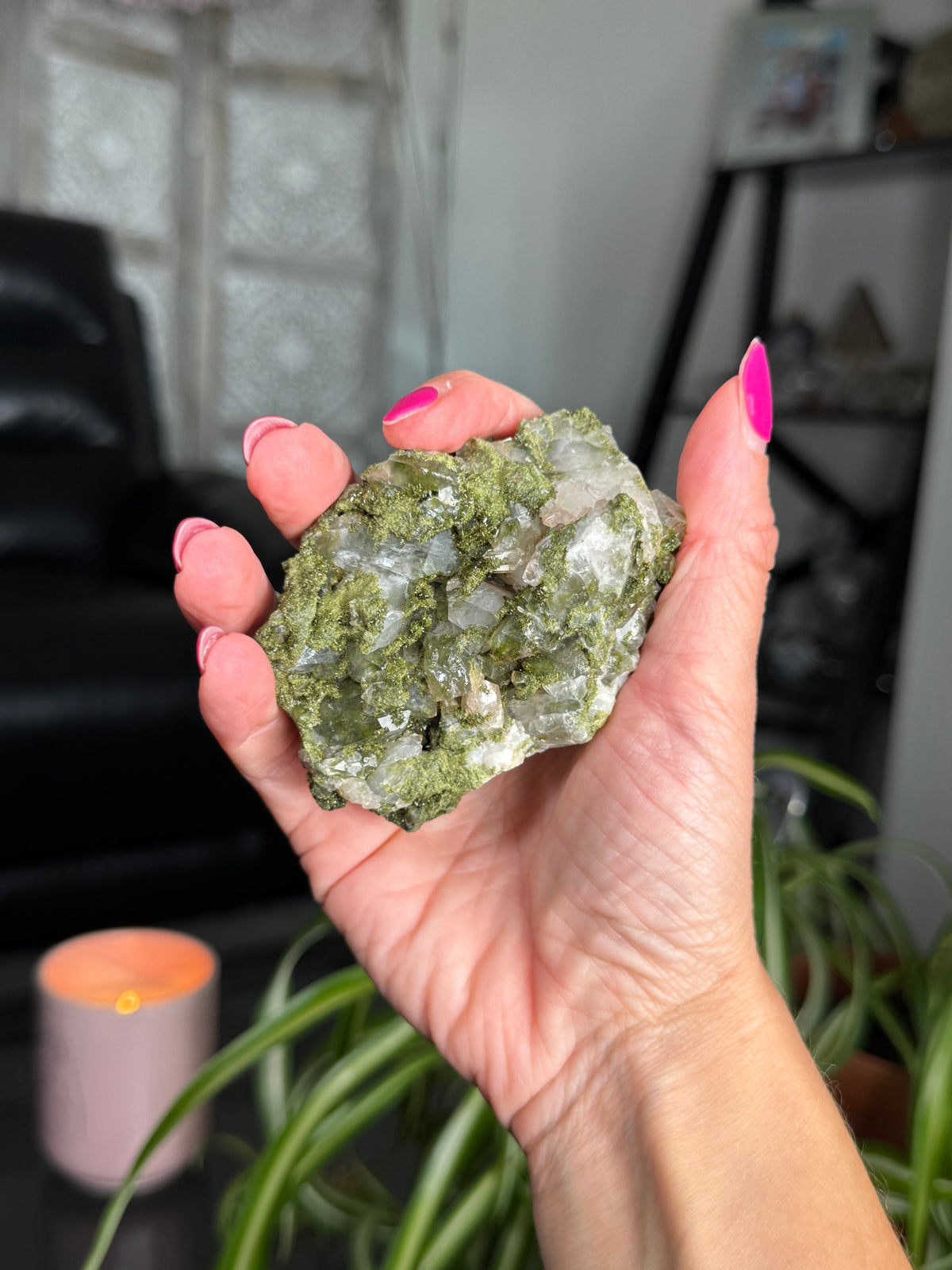 Fairy Forest Epidoite With Quartz