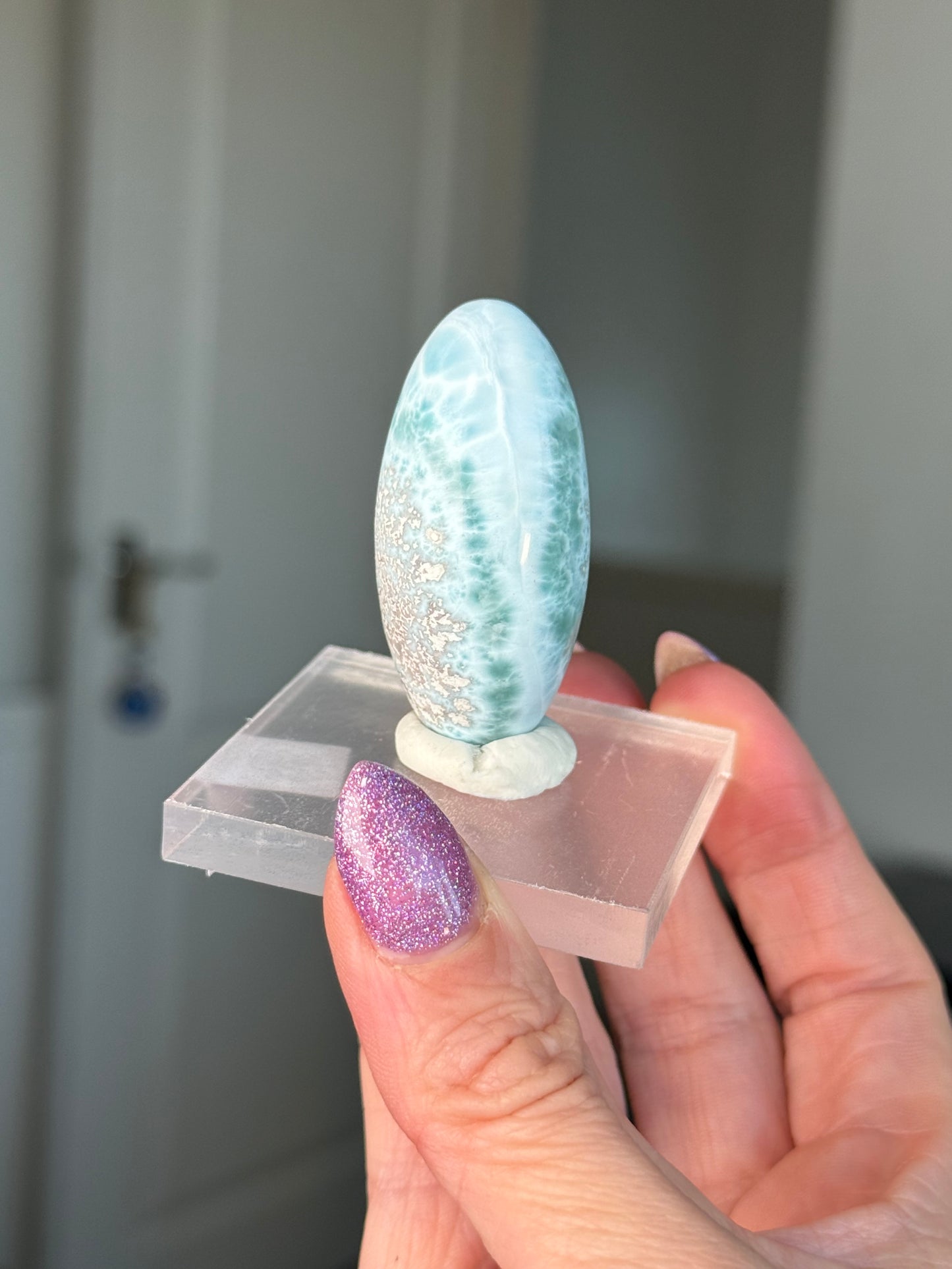 Larimar Shiva On Stand