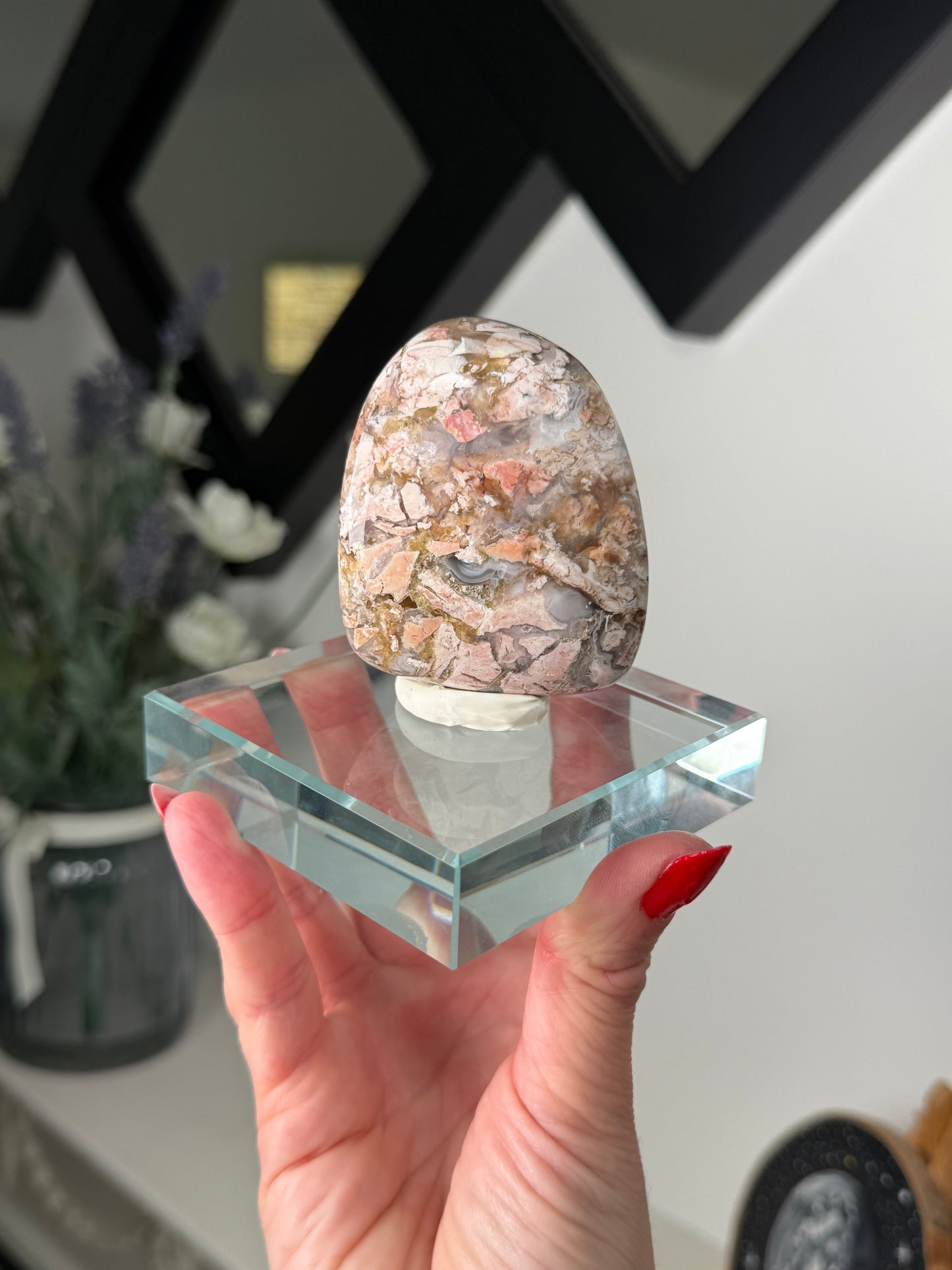 Pink Utah Tiffany Stone Freeform