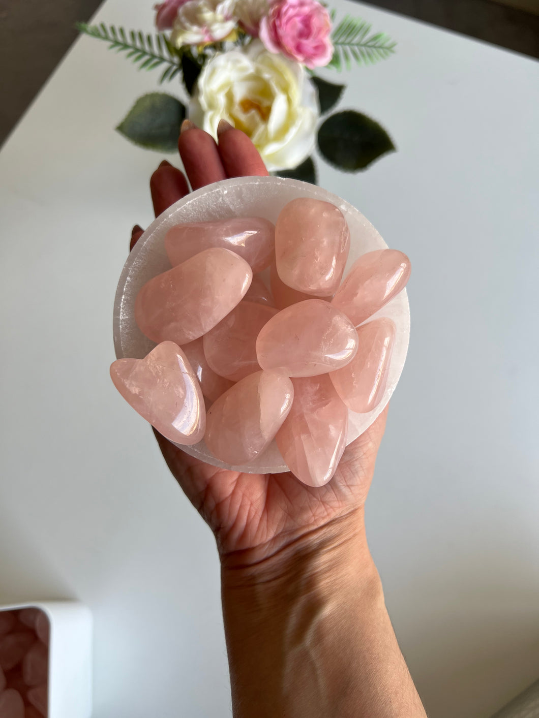 Rose Quartz Tumbles