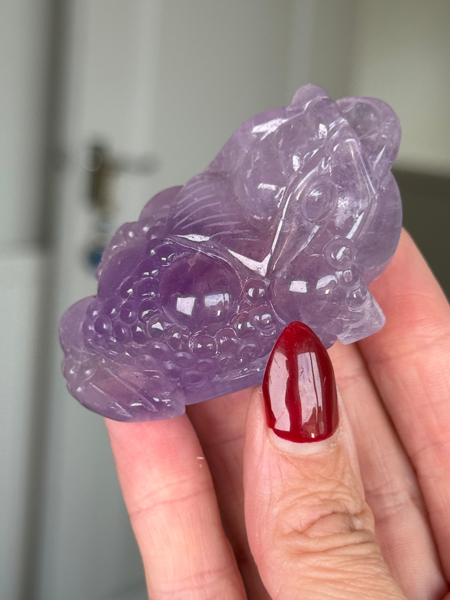 Amethyst Money Frog