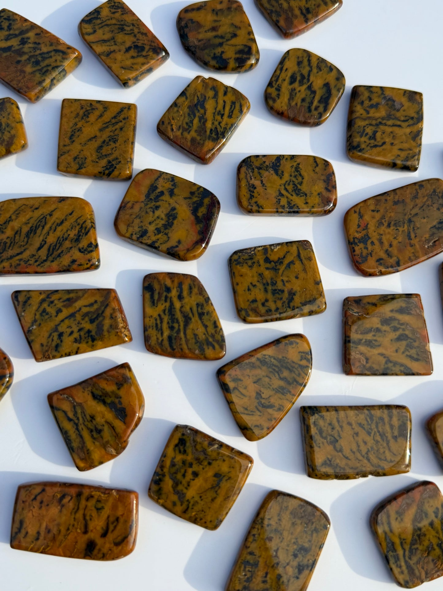 Mexican Tiger Tail Jasper Slices