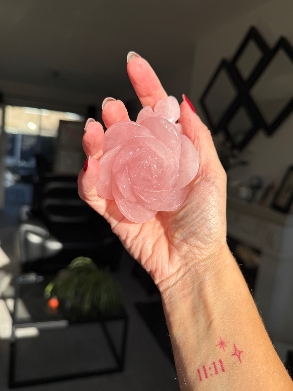 Rose Quartz Rose