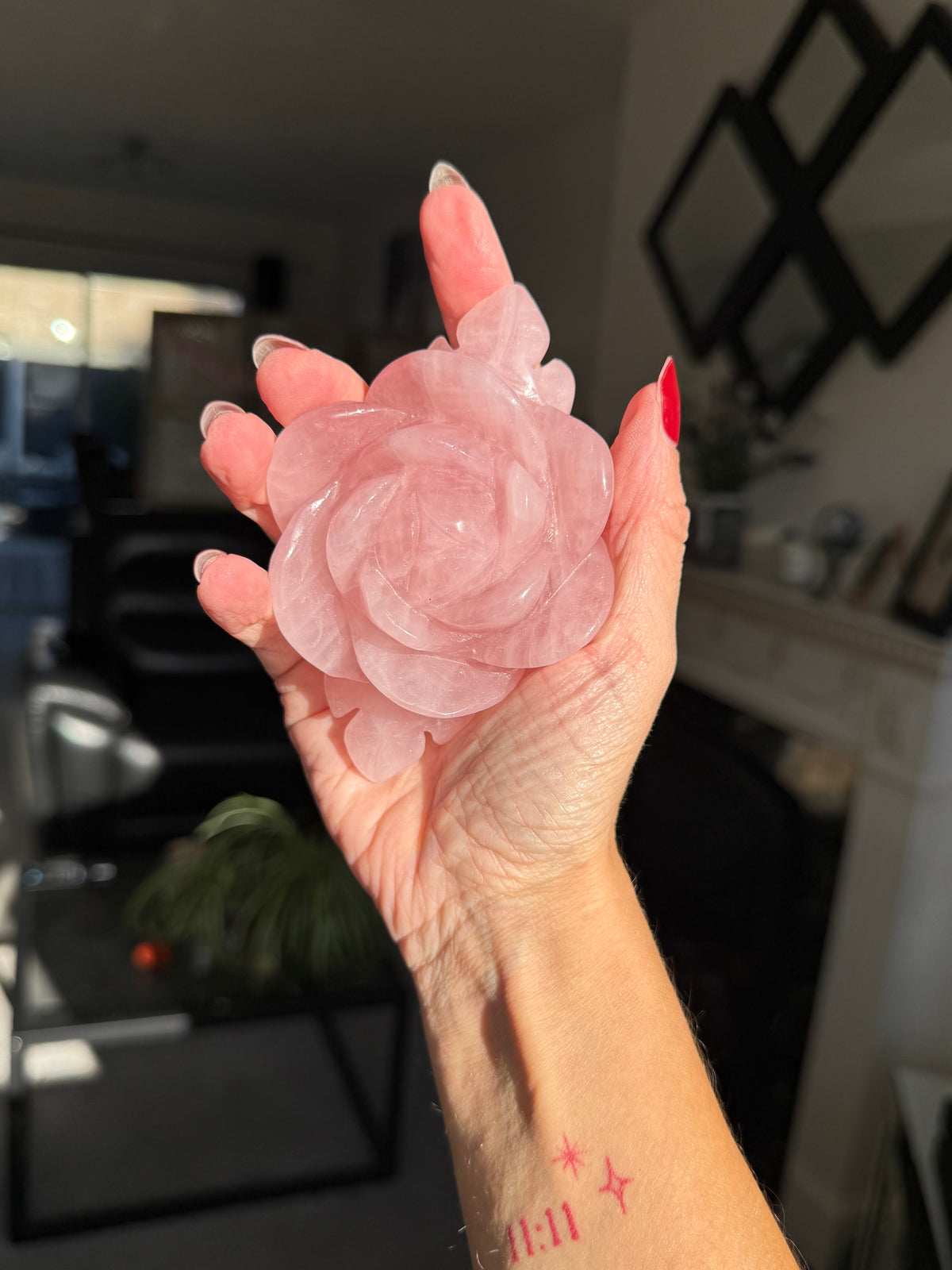 Rose Quartz Rose