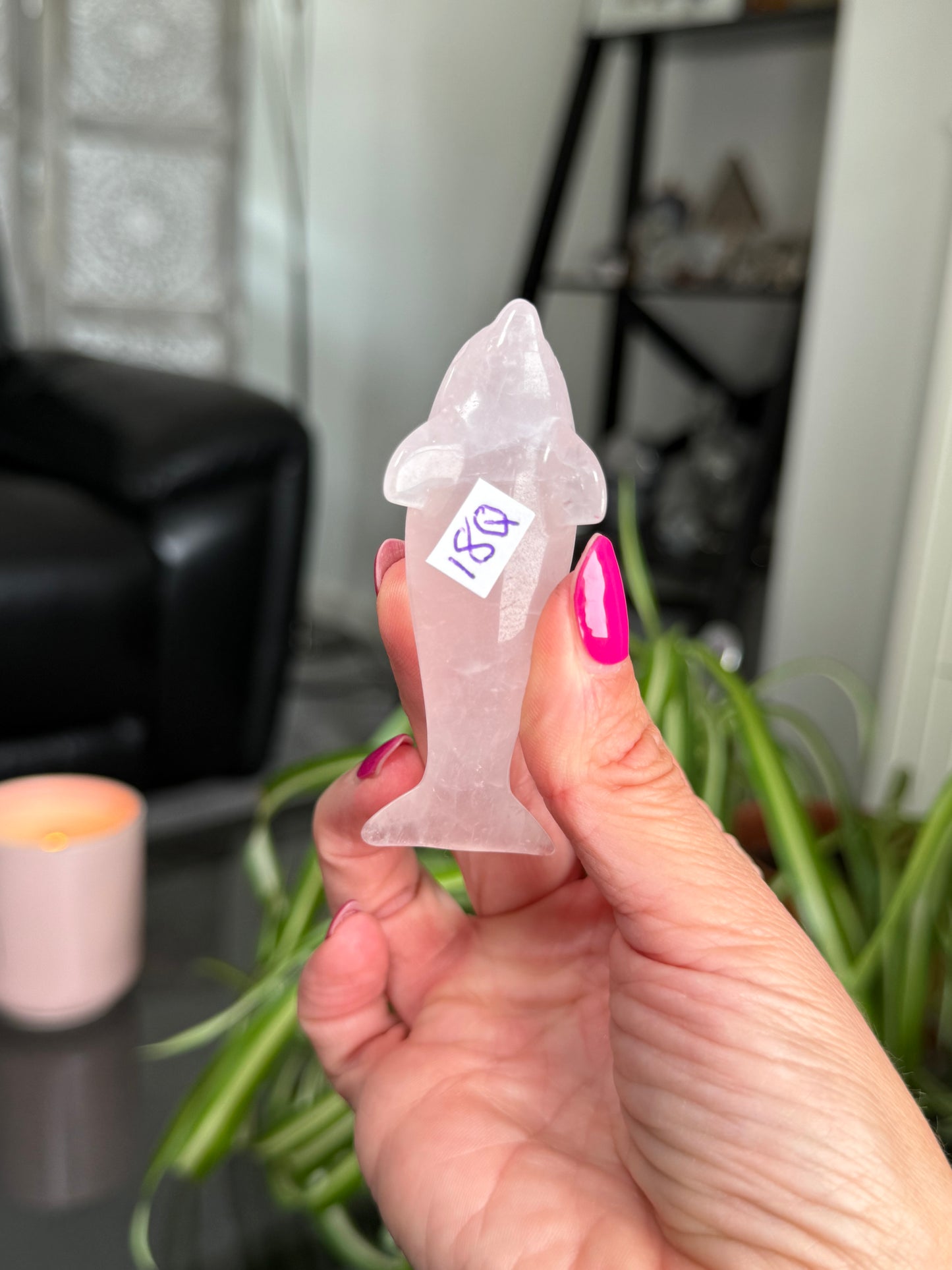 Rose Quartz Dolphin