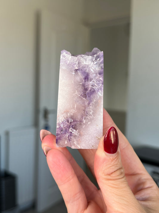 Extra Grade Pink Amethyst Tower