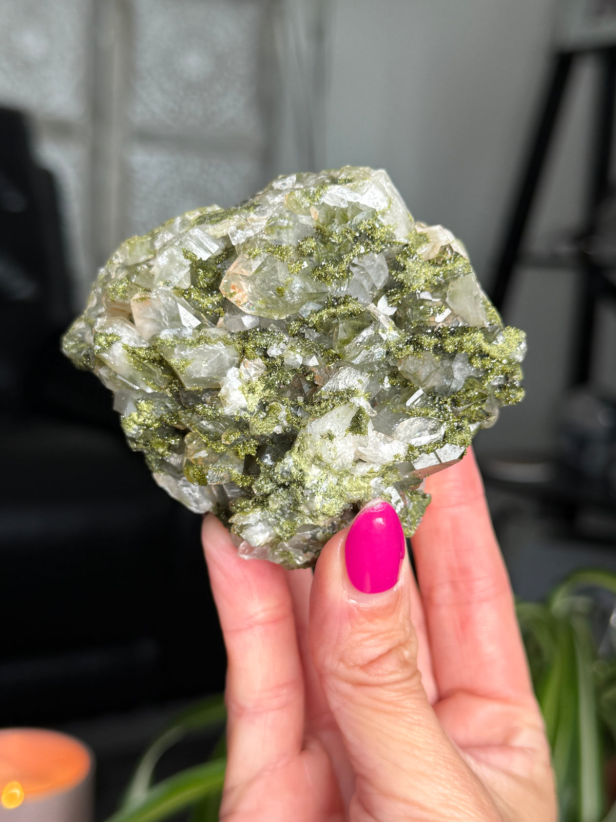 Fairy Forest Epidoite With Quartz