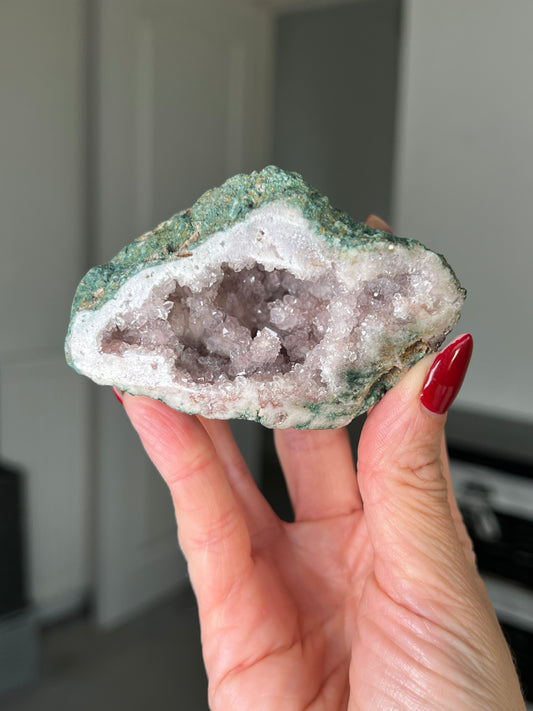 Pink Amethyst Geode