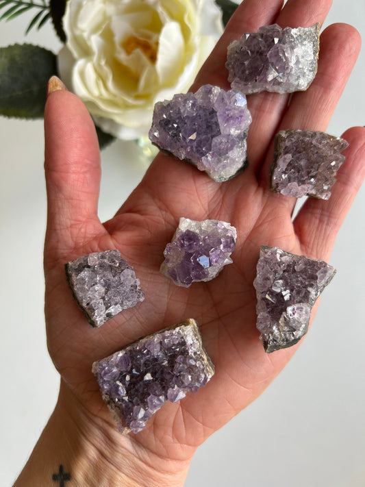 Mini Raw Amethyst Cluster