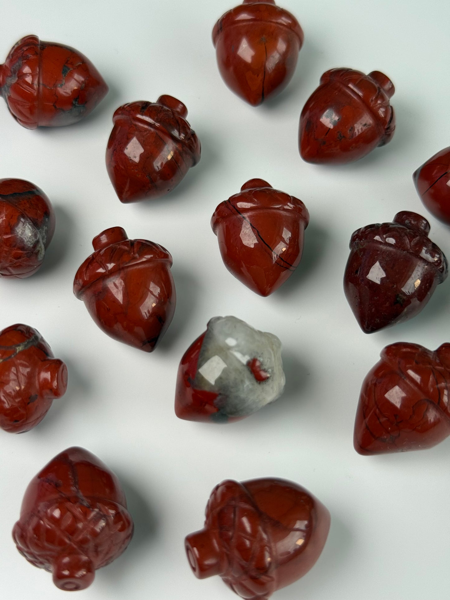 Red Jasper Acorns