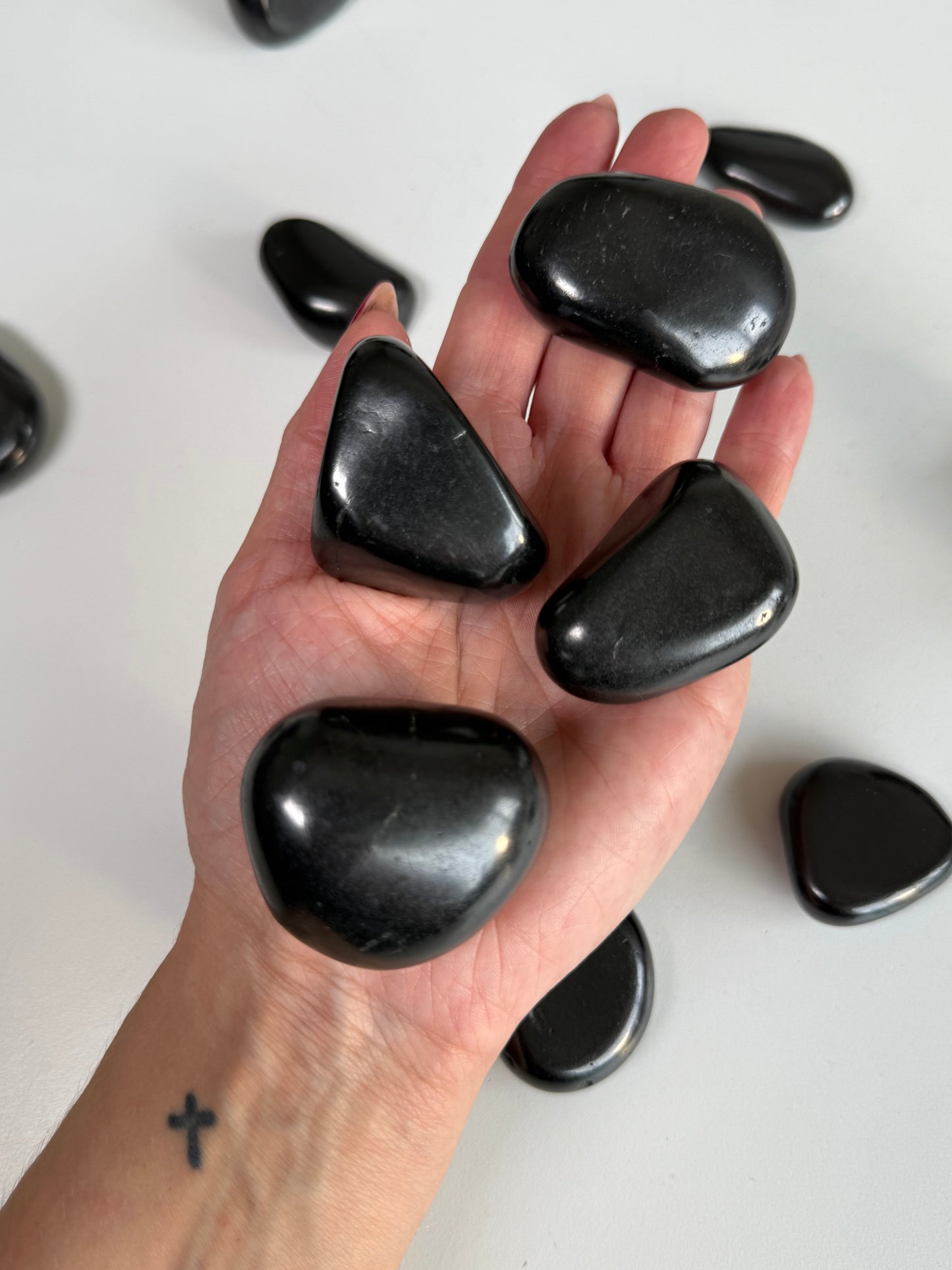 Shungite Palm Stones