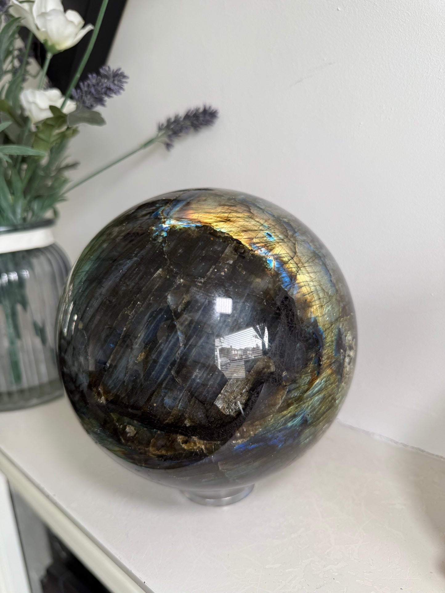 XL Labradorite Sphere - 5.1KG