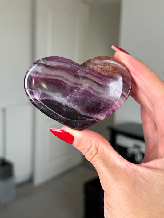 Fluorite Mini Heart Bowl