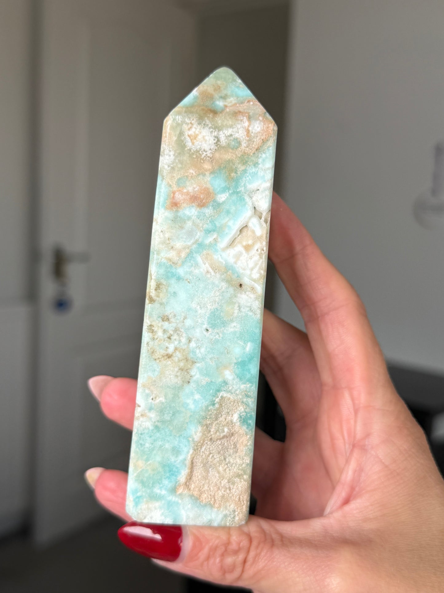 Blue Aragonite Tower