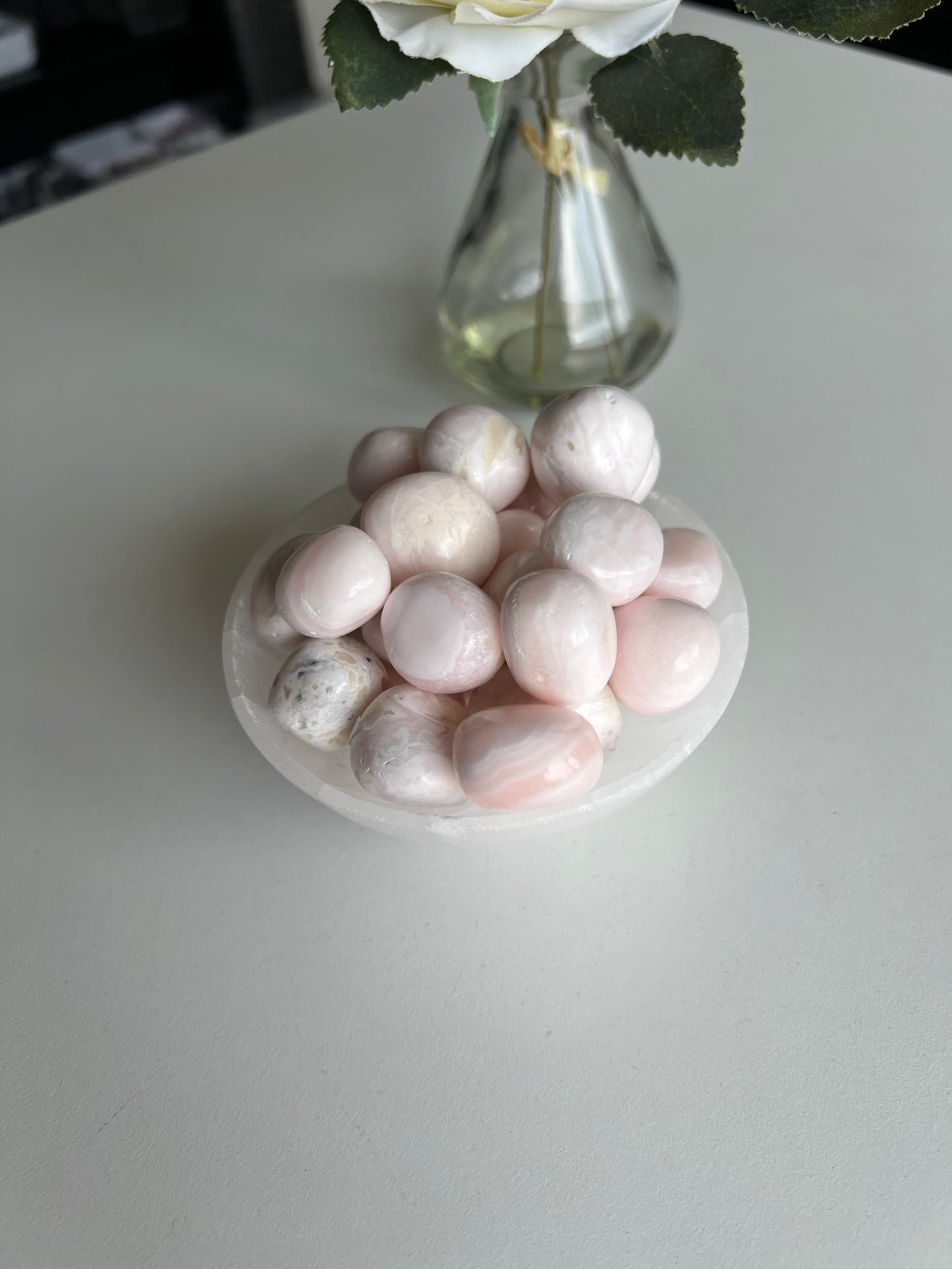 Small Peruvian Mangano Calcite Tumbles