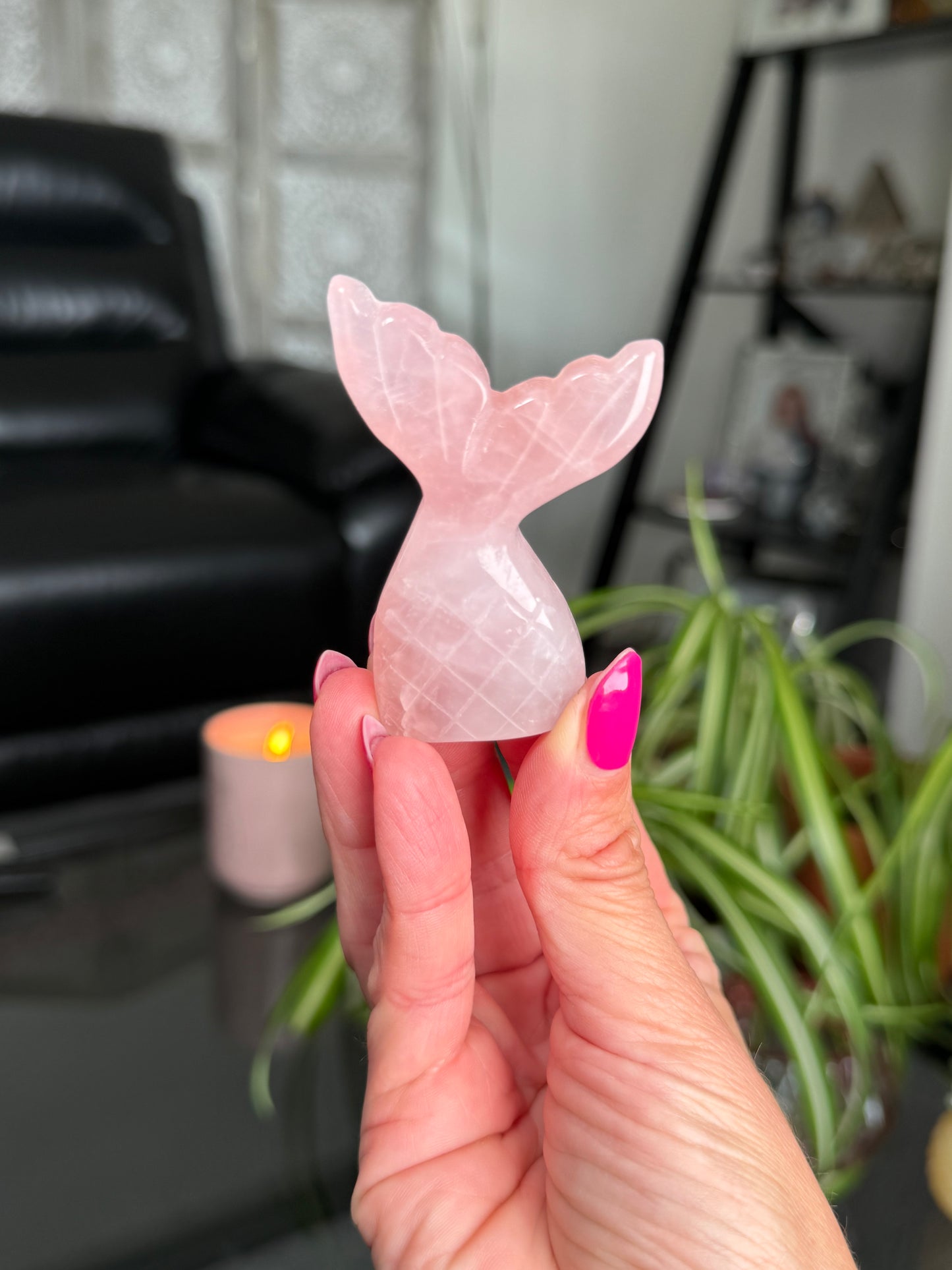 Rose Quartz Mermaid Tail