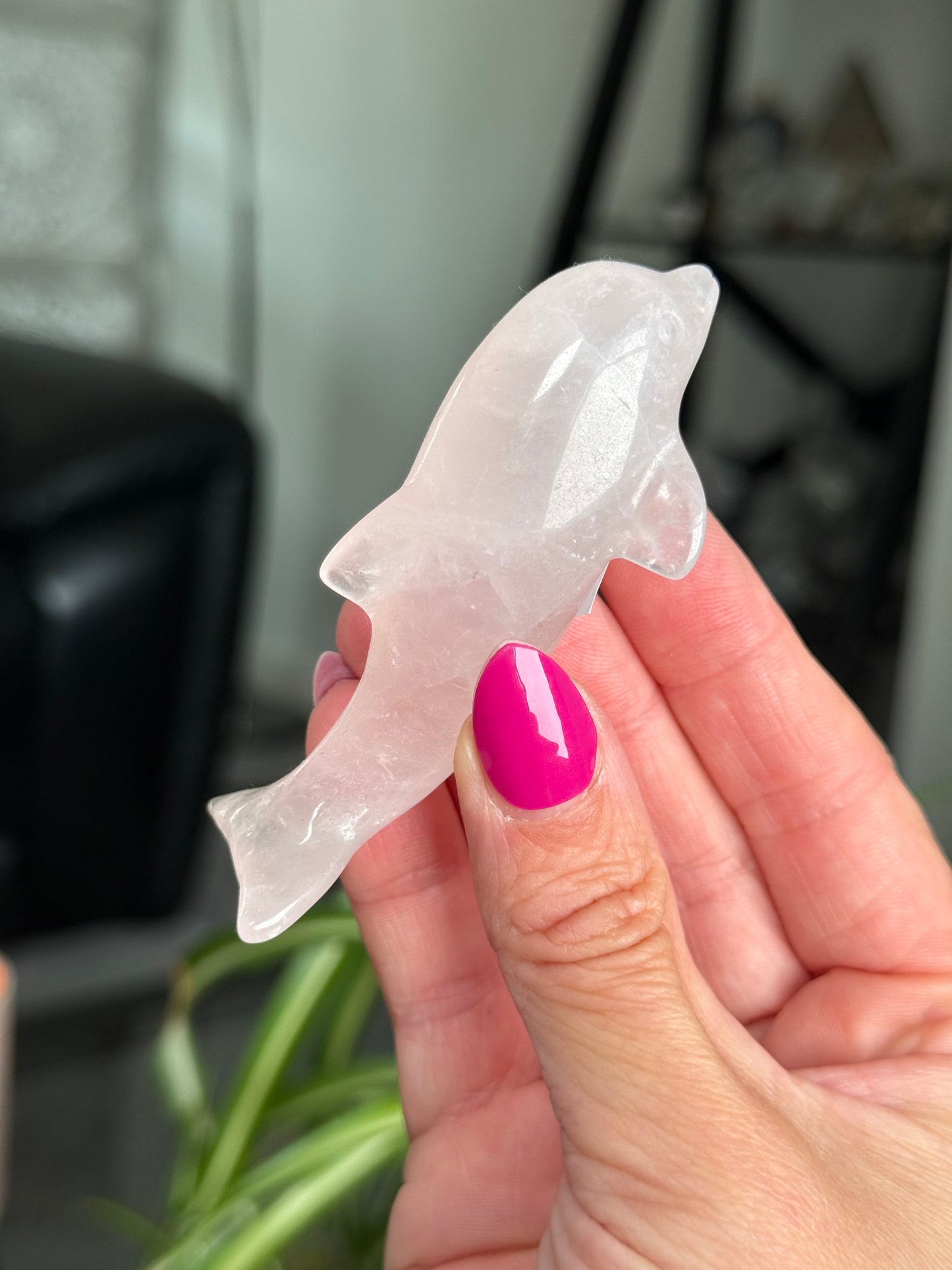 Rose Quartz Dolphin