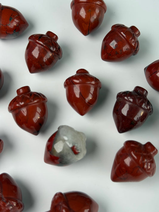 Red Jasper Acorns