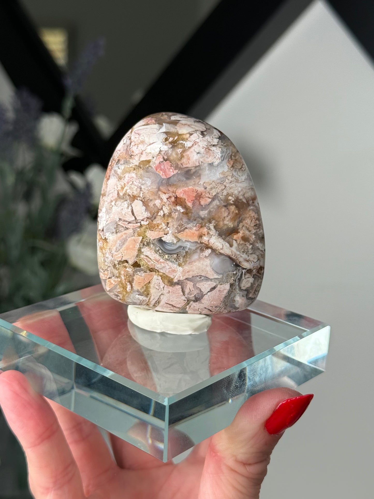 Pink Utah Tiffany Stone Freeform