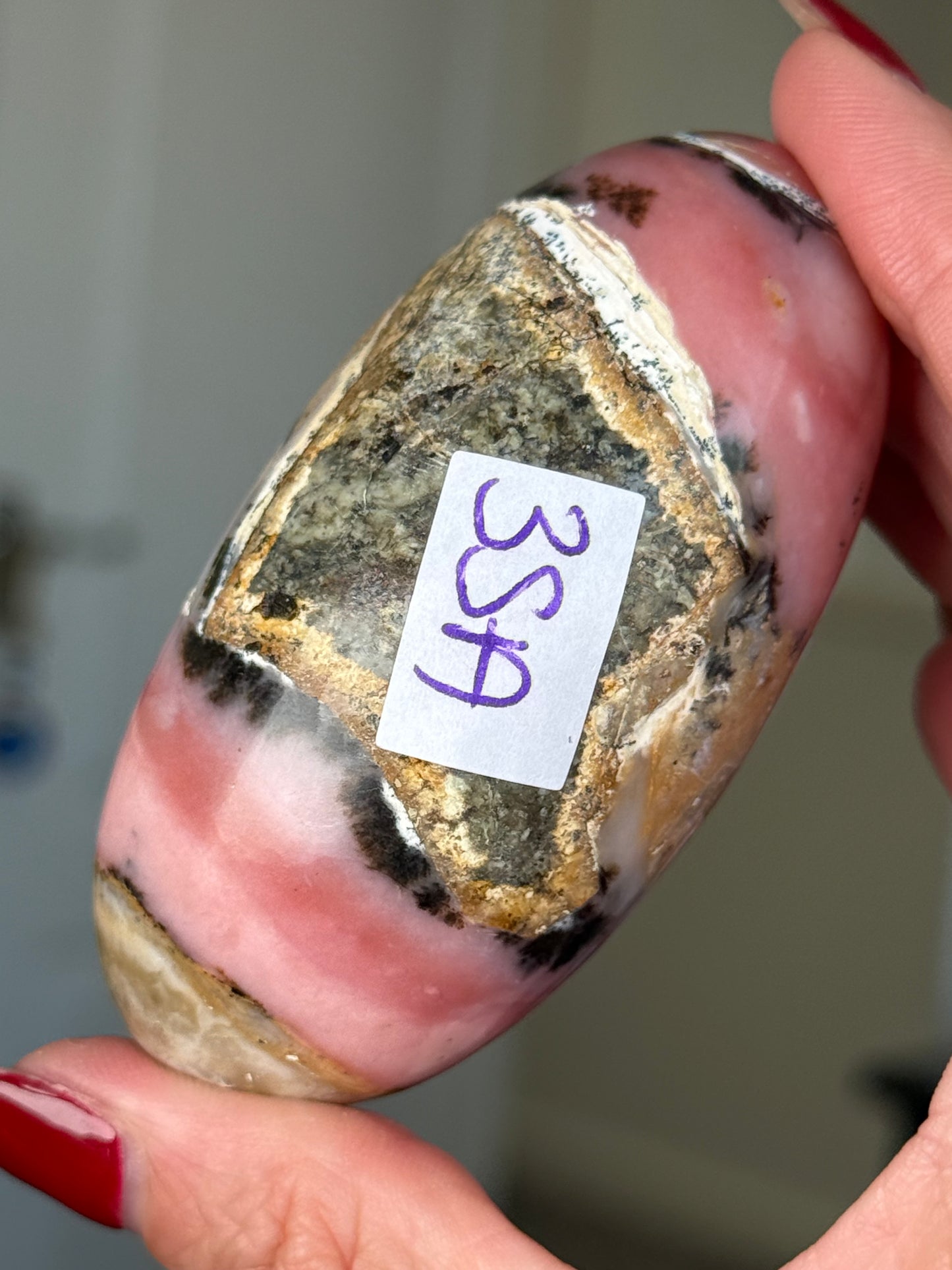 Peruvian Pink Opal Shiva