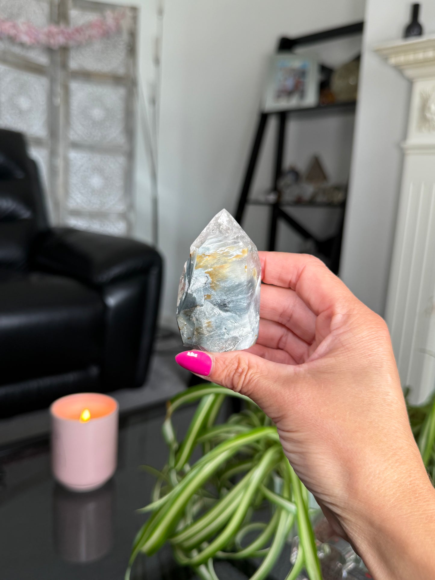 Blue Tara Tower - Part Polished