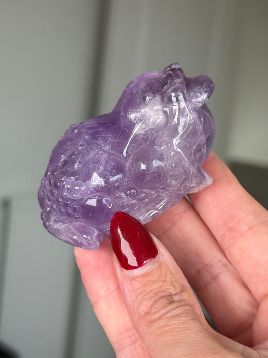 Amethyst Money Frog