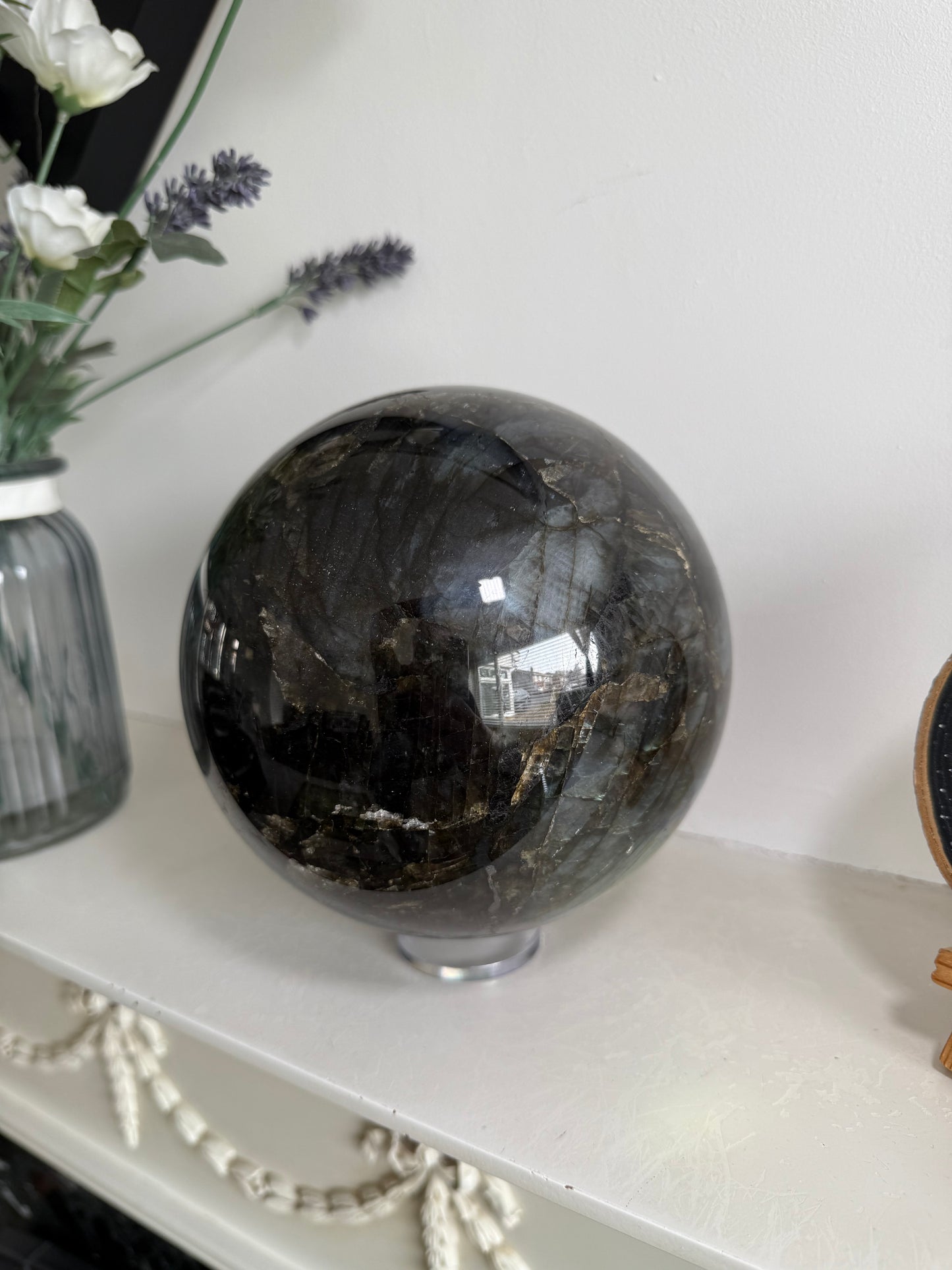XL Labradorite Sphere - 5.1KG