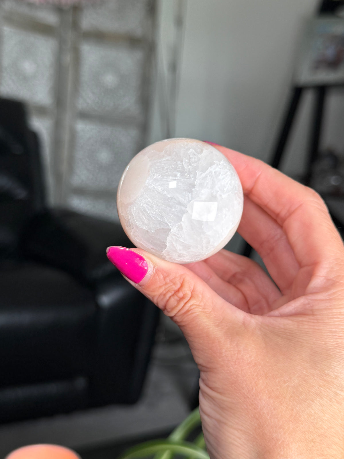 Flower Agate Sphere