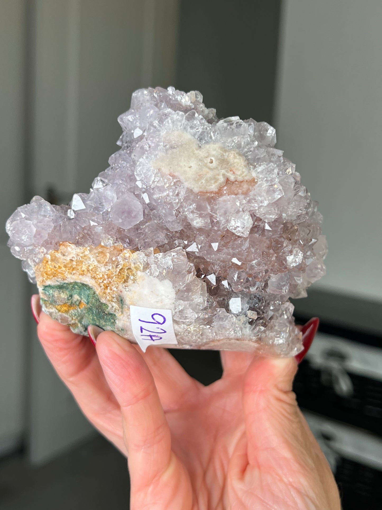 Pink Amethyst Freeform With Stand