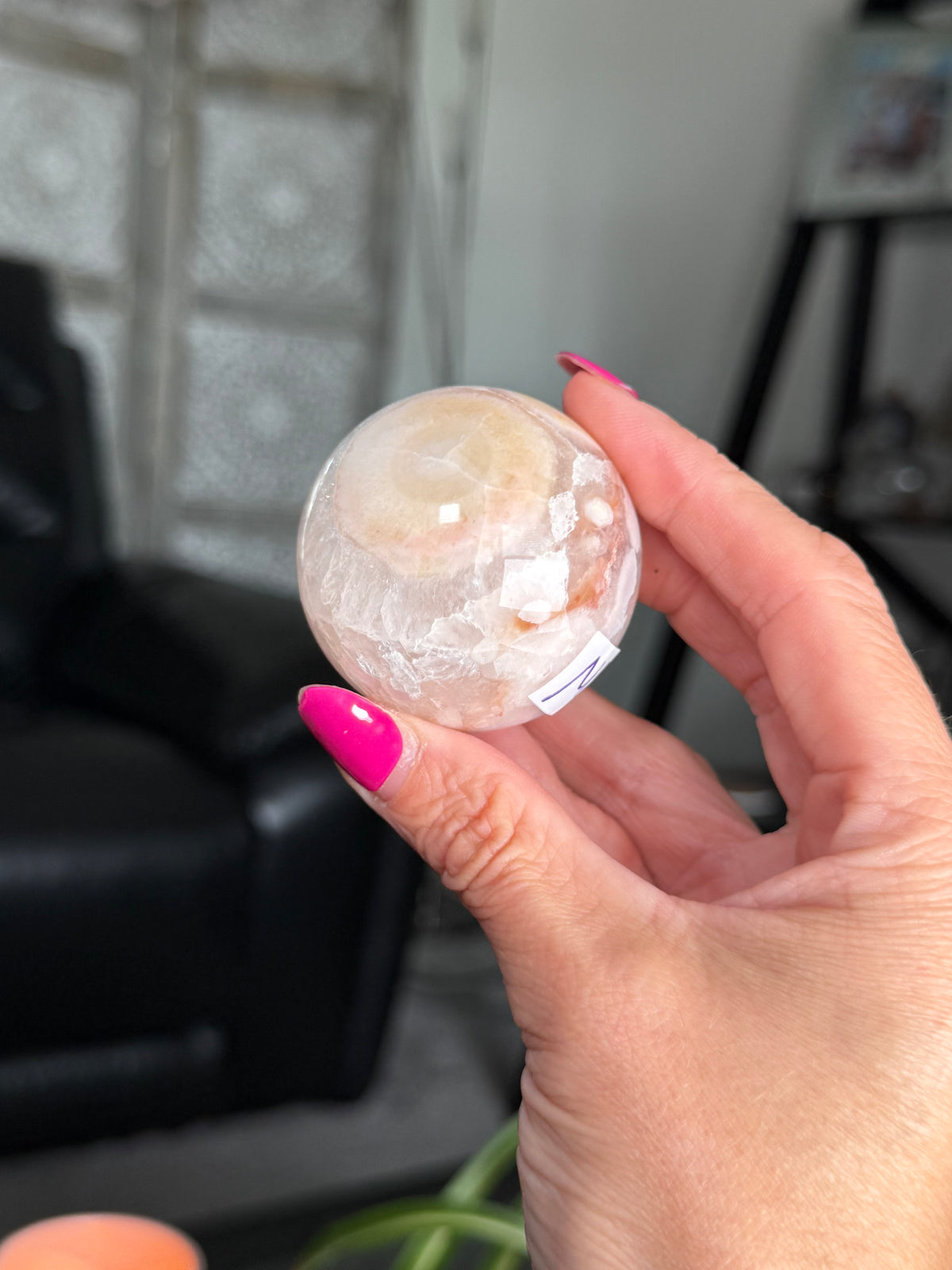 Flower Agate Sphere