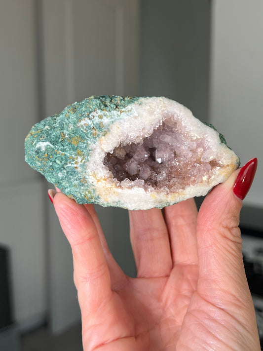 Pink Amethyst Geode