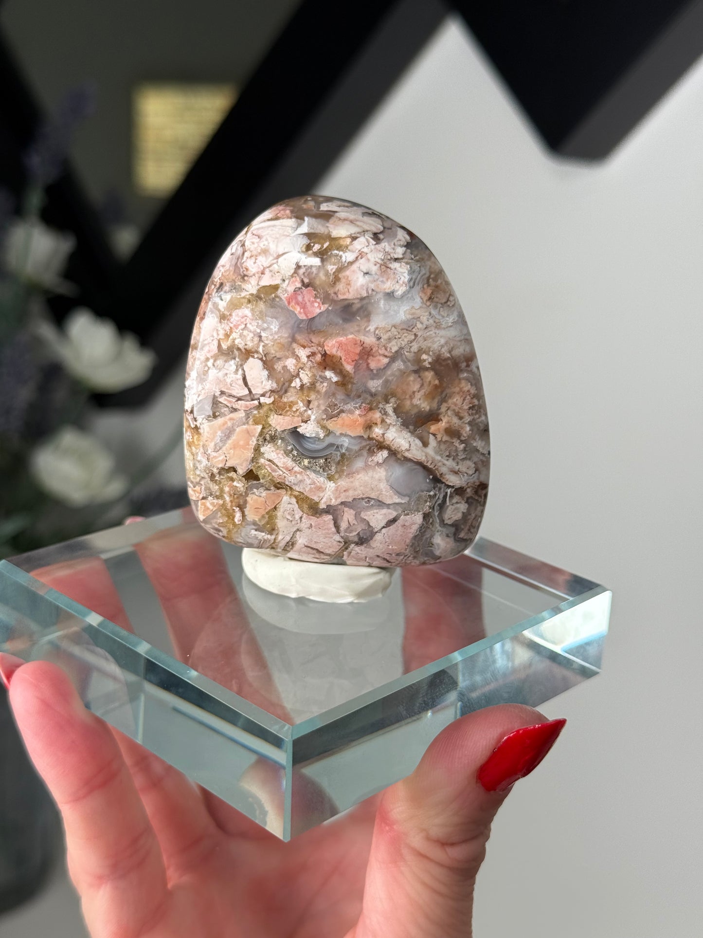 Pink Utah Tiffany Stone Freeform