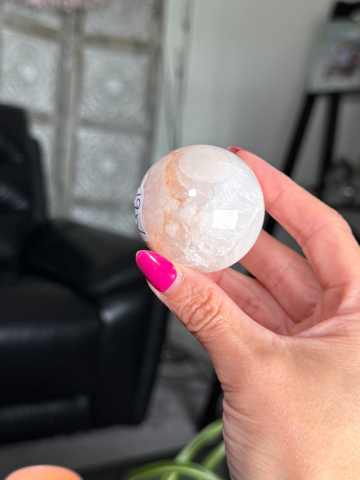 Flower Agate Sphere