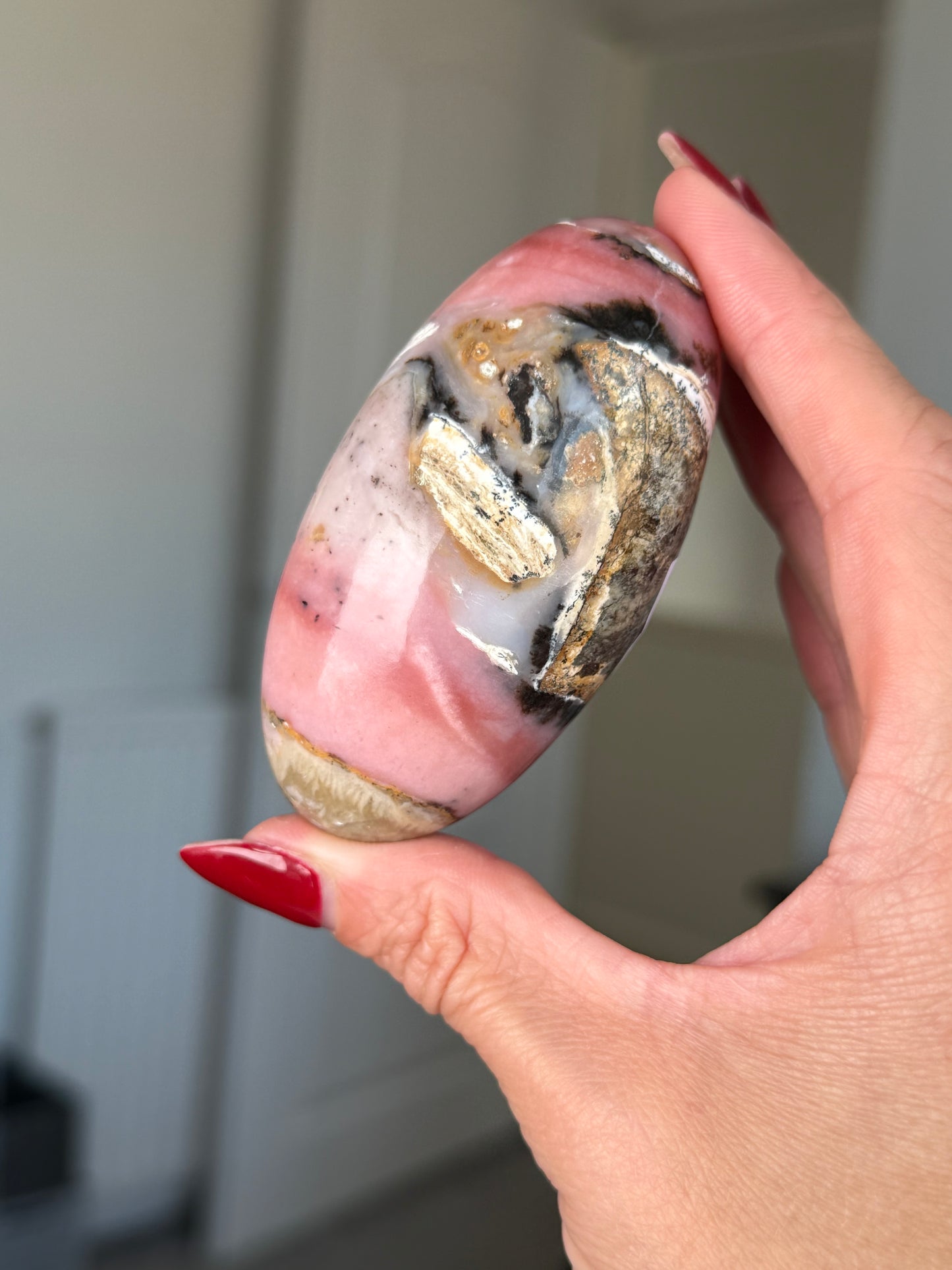 Peruvian Pink Opal Shiva
