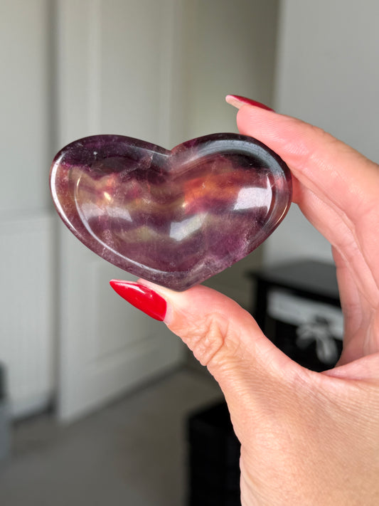 Fluorite Mini Heart Bowl