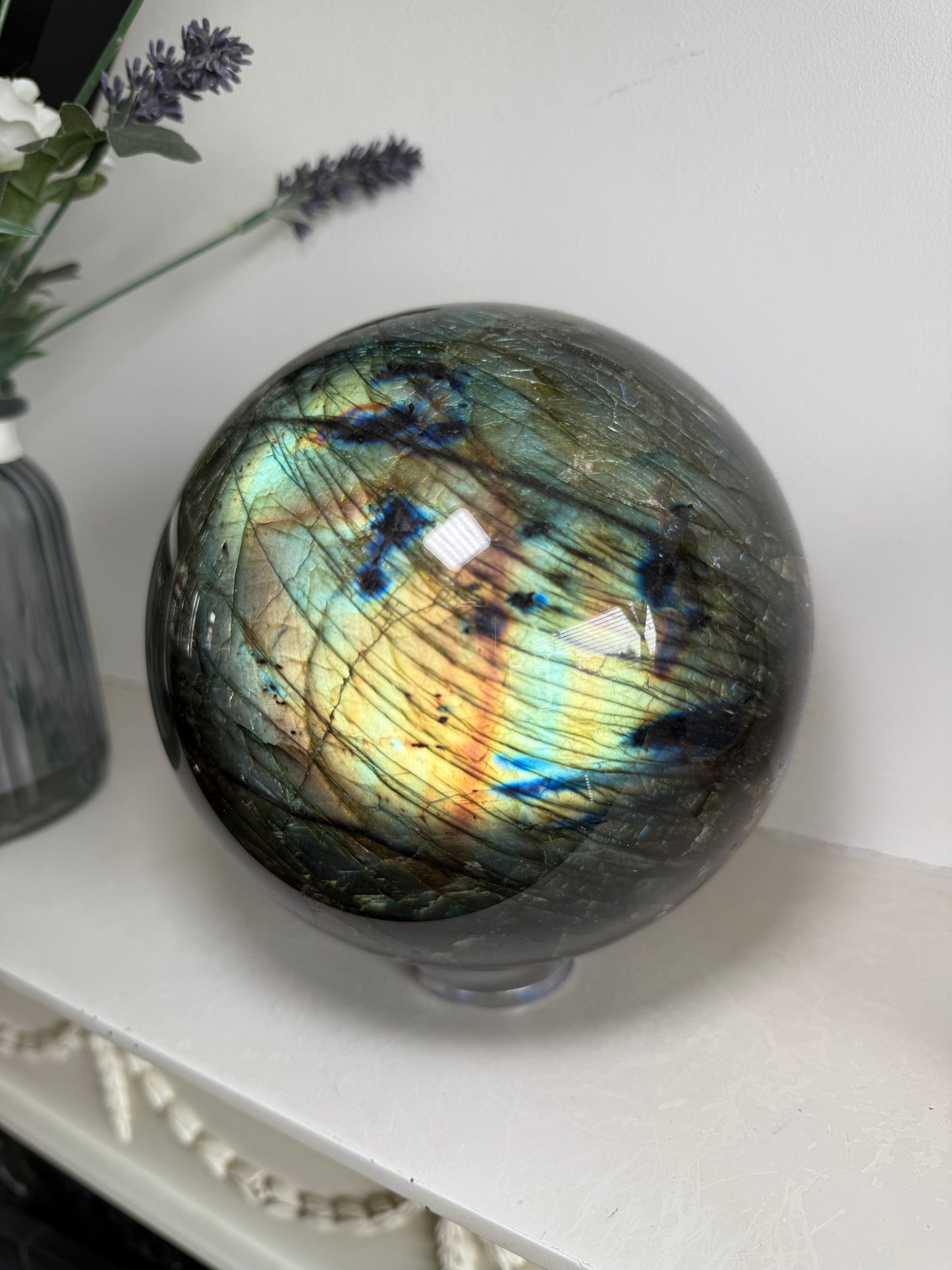 XL Labradorite Sphere - 5.1KG