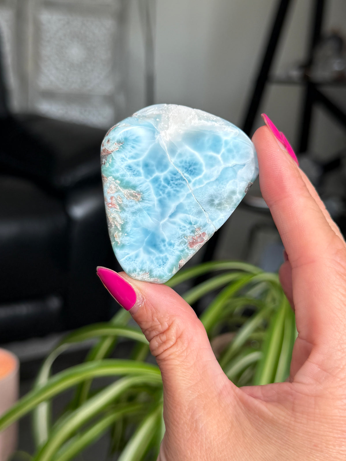 Larimar Polished Slice