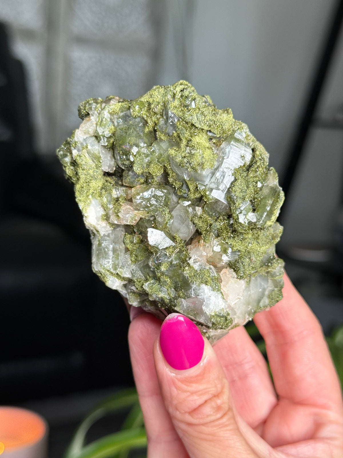 Fairy Forest Epidoite With Quartz