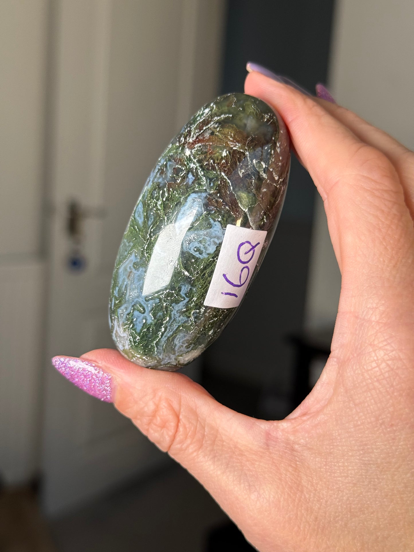 Moss Agate Shiva