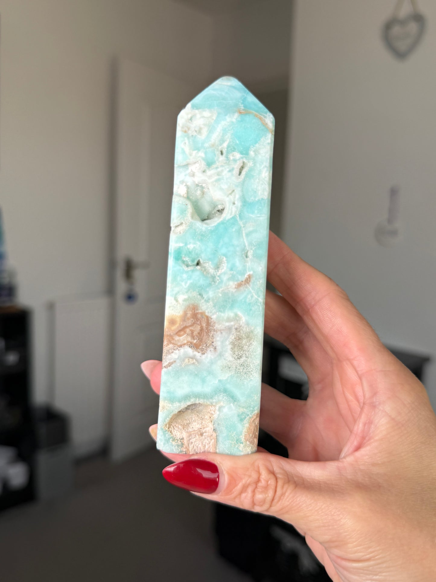 Blue Aragonite Tower