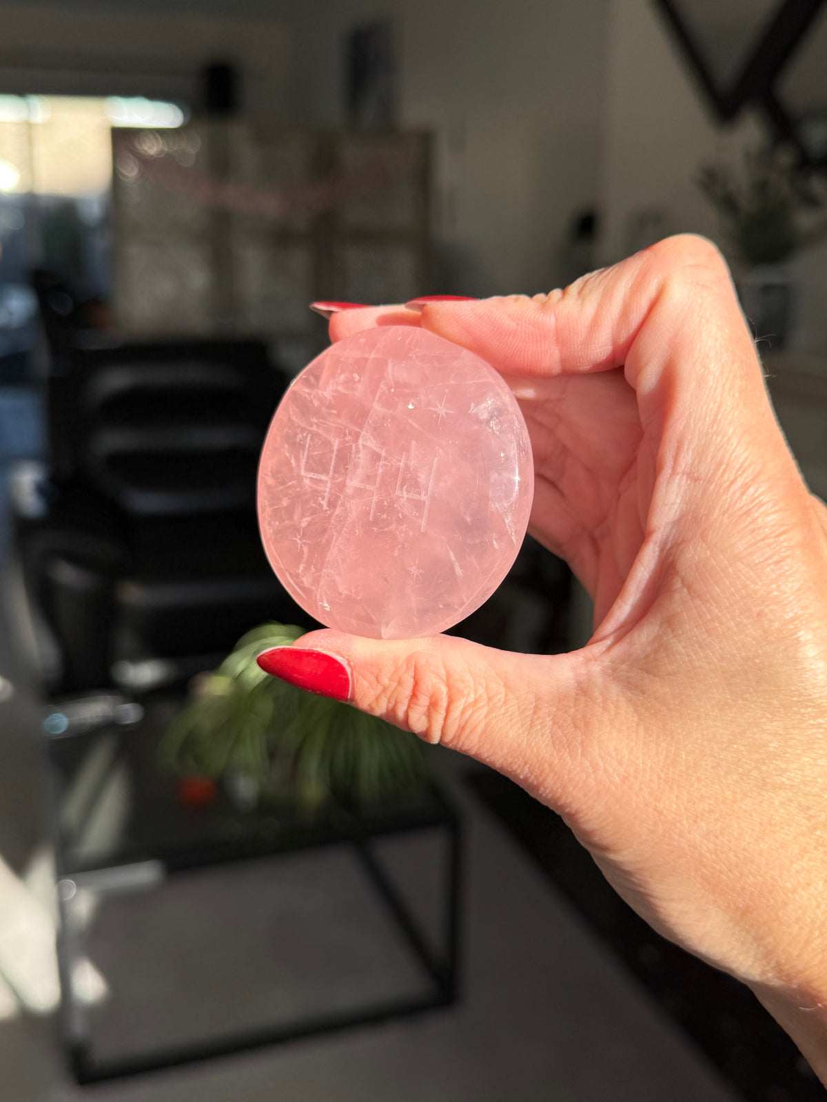 444 Rose Quartz Totem