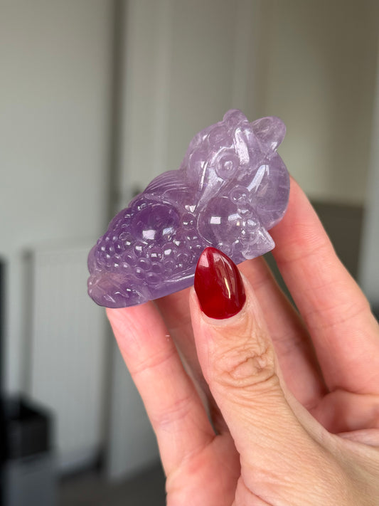 Amethyst Money Frog