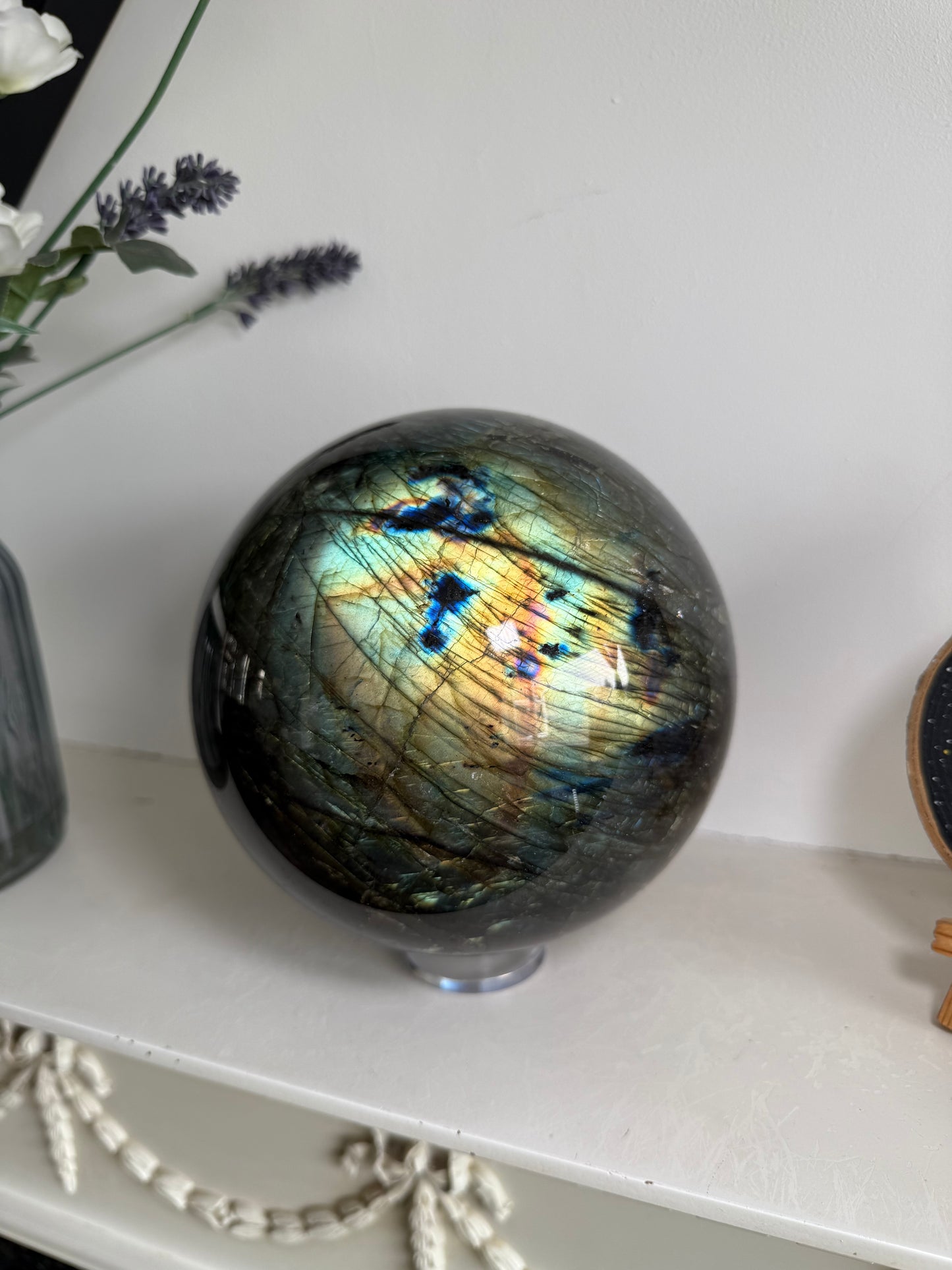 XL Labradorite Sphere - 5.1KG