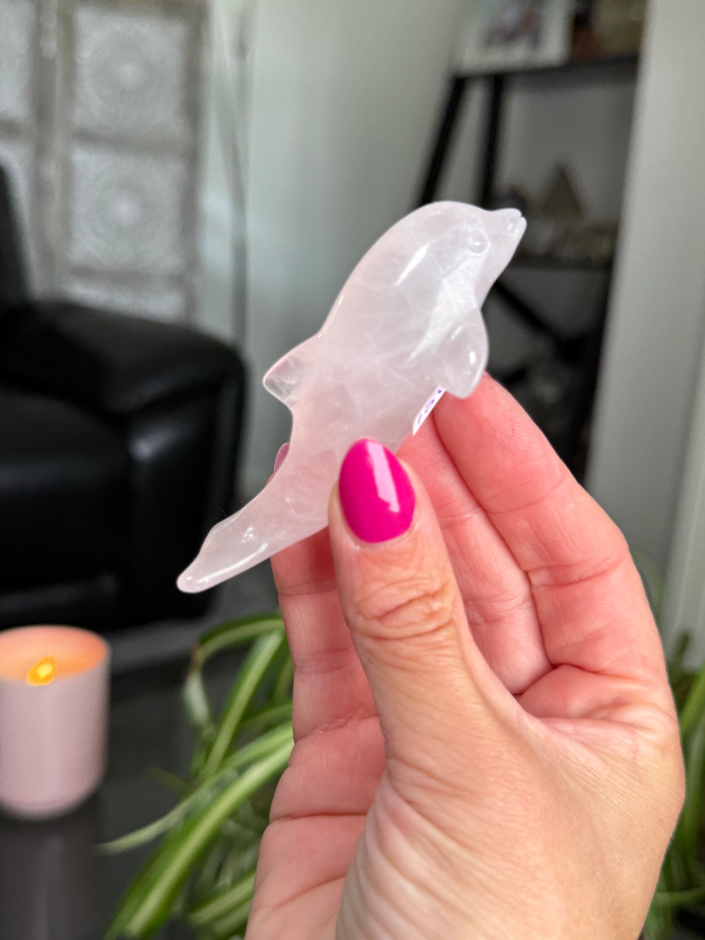 Rose Quartz Dolphin