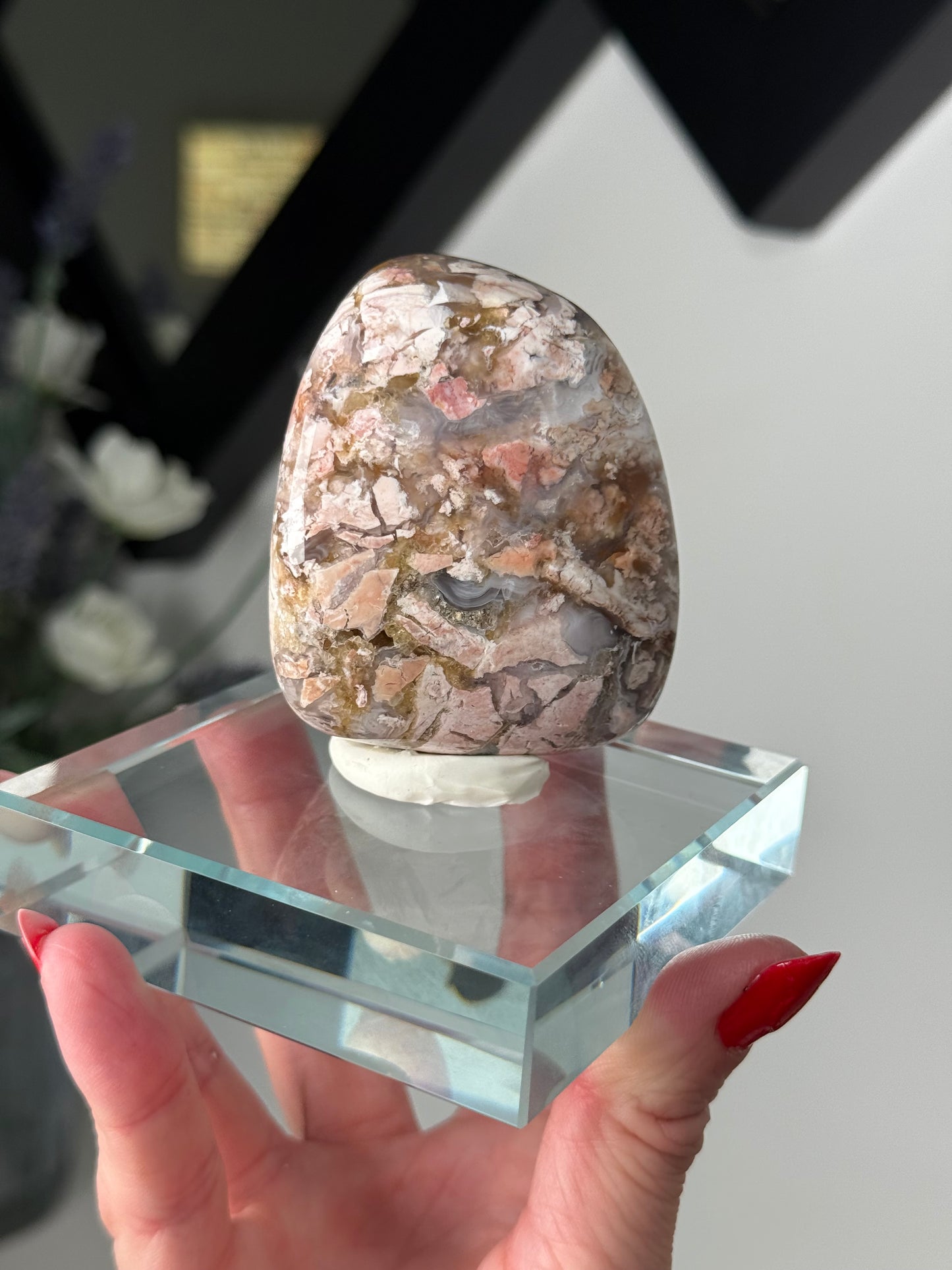 Pink Utah Tiffany Stone Freeform